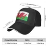 Ballkappen, personalisierte Flagge von Wales, Baseballkappe, Sport, Damen, Herren, verstellbar, Papa-Hut, Sommer