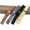 Ремешки для часов, браслет из натуральной кожи, винтажный мягкий ремешок для быстроразъемного ремешка, замшевый ремешок в стиле ретро, 18 мм, 20 мм, 22 мм