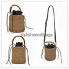 Totes 2023 Nieuwe Top Kwaliteit Zomer Bamboe Schoudertassen Vintage Vrouwen Cross Body Bags Weave Vakantie Strandtassen Drop ShippingH24219