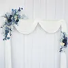 Dekorative Blumen, 2 Stück, blau, künstliches Set, Hochzeitsbogen, Hintergrund, gefälschte Blumenreihe, Wandbehang, Ecke, Party-Dekoration. Promotion