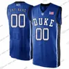 NCAA Custom S-6XL Duke Blue College Devils Basketball 30 Kyle Filipowski Maillots 5 Tyrese Proctor 3 Jeremy Roach 2 Jaylen Blakes 13 Sean Stewart 12 TJ Power Begovich