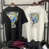 T-shirts pour hommes surdimensionnés hommes femmes couples chemise en coton Spacehorse Spacecraft Urban Racing Pattern imprimé