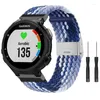 Garmin Foroverの高品質の弾性編組235 735xt 220 230 630 620 Method S20 S5 S6 Nylon調整可能なブレスレットを見る