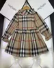 enfant AUTOMNE vêtements ensemble plaid designer petites filles tenues 1000140 cm bébé fille fleur robe de mariée coton matériel enfant pas cher cl8708460