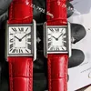 U1 Hoogwaardige AAA Designer Luxe Gouden Horloge Tank Womens Catier Panthere Horloges Diamant Voor Vrouw Quartz Uurwerk Hoge Kwaliteit Montres De Ultra Dunne Polshorloge