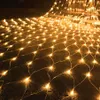 1 5mx1 5m 3mx2m 3mx3m 6mx4m 10mx8m Led Net Mesh Fairy String Light Outdoor Garden Patio 창 커튼 Xmas Wedding Garlan230G