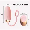 Kegel Exerciser 10cm Wireless Jump Egg Vibrator Remote Control Body Massager for Women Adult Sex Toy Product lover games 240130