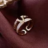 anello serpentii anelli gioielli a 3 colori serpente disegno di scheletro geometria anelli gioielli serpente anello regali anelli a fascia doppio multi twist scatola di gioielli set regalo di lusso