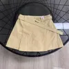 Designer kvinnors sexiga kjol sommar a-line kjol kvinnors tjej designer klänning avslappnad shorts miui