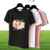 Women Pearl Appliques Tshirts 3D Biades Tops O Pescoço Manga curta Camista feminina 2020 Primavera Casual Lady Lady Tshirts8863473