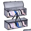 Storage Bags Hat Organizer Case With Carry Handles Cap Bag For Home Travel Men Drop Delivery Dhmpj