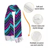 Sjaals Gepersonaliseerde Print Kleur Home Zigzag Art Sjaal Dames Winter Warm Mode Veelzijdige Boheemse Moderne Geometrische Sjaal Wrap