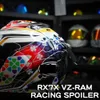 Sonnenschirm Motorrad Hinten Trim Für ARAI Rx-7X Vz-Ram VZ RAM Rx7v Rx7 GP Helm Rx7x Spoiler Zubehör