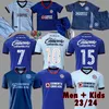 2023 2024 Футбольные майки Cruz Azul 23 24 CDSyC Мексика Лига VIEIRA LIRA RODRIGES ESCOBAR ANTUNA Домашние футболки на выезде третьи футбольные майки LIGA MX Мужчины Женщины Дети Комплект Униформа