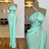 Modern Evening Dresses Halter Sequins Mermaid Prom Gowns Sleeveless Custom Made for Formal Party Dresses Plus Size