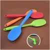 Spoons Sile Kitchen Bakeware Utencil And Scoop Cooking Tools Utensils Drop Delivery Home Garden Dining Bar Flatware Dhwtj