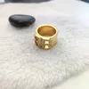 Bague de créateur pour hommes et femmes, bijoux de marque de luxe, lettres de mode, taille 6 7 8, ne se décolore jamais