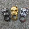 Single Hole Skull Finger Tiger KeyChain Emergency Window Breaking Escape Device Self Designer Defense and Wolf Proof Buckle 6SGX