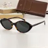 CAT EYE S264 SUNGLASSES ACETATE Fashion designer Lady oval sunglasses Acetate frame Letter signatures on temples Sexy women small frame sunglasses CL40264