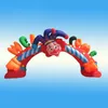 10mwx4,5 mh (33x15ft) Wholesale Outdoor Attraktiv reklamevenemang Uppblåsningsbart clown Arch Cartoon Archway till salu Välkommen ingångar Archways Carnival Party