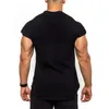 Regatas masculinas verão ginásio esportes moletom de fitness respirável leve sem mangas camiseta