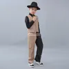 Abbigliamento da palcoscenico per bambini e adulti Set di uniformi da ballo hippop di strada esplosivo Set per bambini Popping Performance Gilet e pantaloni Completo per ragazzi Costume da ballo con chiusura sul palco