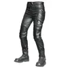 Motorcycle Apparel Pants Pantalon Moto Jeans Woman Boyfriends Leisure Sexy Hip Wrap Riding High Waist Pu Leather