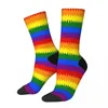 Chaussettes masculines LGBT Rainbow Unisexe hiver chaude chausse