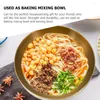 Dinnerware Sets Stainless Steel Salad Bowl Household Serving Accessories Noodle Mixing Convenient Kitchen Thermal Paste