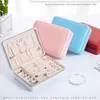 Jewelry Box Organizer Display Travel Case Portable Leather Jewellery Storage Box Necklace Earrings Rings Holder Casket Gift 240122