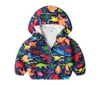 27kids 27 anni Autunno Giacca per bambini Bambini Cappotto con cappuccio Ragazzi Capispalla Vestire Primavera Giacca a vento Bambino Carino Dinosauro333H5771775