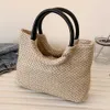 Totes Summer Straw Top Andle Bag BEAC TLOVED and BAGS 2023 Design Crossbody Torby dla kobiet markowe proste sulderh24219