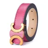 Ceintures pour enfants mode filles garçons ceinture mince classique boucle dorée ceintures adolescent femmes enfants ceintures élégantes