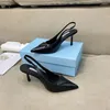 2024SS Luxury Designers Slipper Sandals for Womens High Heels Sandaler Famous Designer Womens Shoes 36-42 med låda