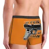 Underpants Custom No Gun Fun Underwear Men Stretch Classic Boxer Briefs Shorts Panties Soft For Homme