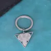 Keychains Nedar Triangle Elephant Head Keyring för män Kvinnor Thailand Amulet Rostfritt stål Key Chain Animal Pendant Keychain Jewelry