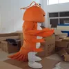 2019 nova lagosta langouste mascote traje camarão lagostim festa de aniversário fantasia dress273p