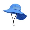 Wide Brim Hats Custom Surf Hat Cap UPF 50 Water Sports Bun For Women With Hair Syrup Bags Beach Portable Visor