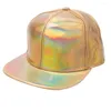 Ball Caps Fluorescence Baseball Cap Women Snapback Hat Oddychalny Letnia Kobieta Regulowana brokat Hip Hop A526