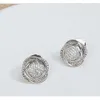 Pendientes de joyería de lujo Pendientes de circonio cúbico cuadrado helado de 11 mm para mujer Pendientes de joyería de lujo Pendientes de diseño de anillo geométrico escalonado Accesorios de joyería
