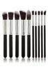 10st Makeup Brushes Set Professional Powder Foundation Eyeshadow Make Up Borstes Cosmetics Soft Synthetic Hair3763566