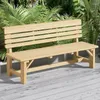 Camp Furniture Park Chair Outdoor Bench Seat Anticorrosive Wood Solid Wood ryggstöd Enkelt