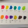 Pintura suprimentos de 12 cors de papel embrulhado em aquarela sólida Conjunto de tinta de metal portátil para desenho