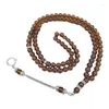 Chaînes 8mm 99 perles de prière musulmane bracelet de pèlerinage chapelet chaîne