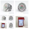 Cluster Rings 2014 Oregon S Rose Bowl College Football Championship Anello Fan Collezione di souvenir Festival Festa Compleanno Regalo8548290 Dhwwx