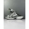 Дизайнер Balencigs Модная повседневная обувь Роликовые коньки 2024 Чистые оригинальные тапочки 3XL Обувь для улицы Мужская обувь на толстой подошве с высокой посадкой на полуподдоне LWA2