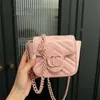 Messenger Marmont Mujeres Lujos Diseñadores Bolsas Bolsos de cuero real Cadena Diseñador Cosmético Bolsa de compras Hombro Totes Lady Wallet Monedero