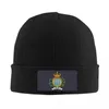 Berets San Marino Casaco Beanie Chapéus De Braços Bonnet Homens Mulheres Unisex Vintage Kpop Chapéu De Malha Primavera Design Quente