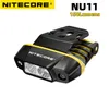 Lampes de poche Torches NITECORE NU11 Chip-on Cap Light Lampe de capteur IR 150 Lumens Lampe frontale USB-C Phare rechargeable Batterie intégrée Randonnée