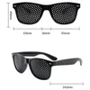 Lunettes de soleil anti-myopie astigmatisme lunettes correction de la vision trou d'épingle de fatigue avec trous pour hommes femmes amélioration de la vue